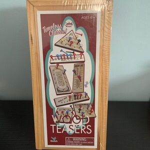 Wood Brain Teaser Games Set